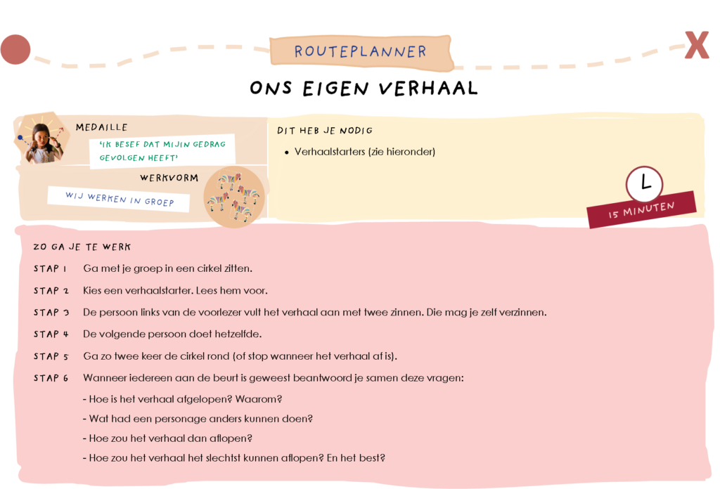 Ons eigen verhaal – fiche horizontaal