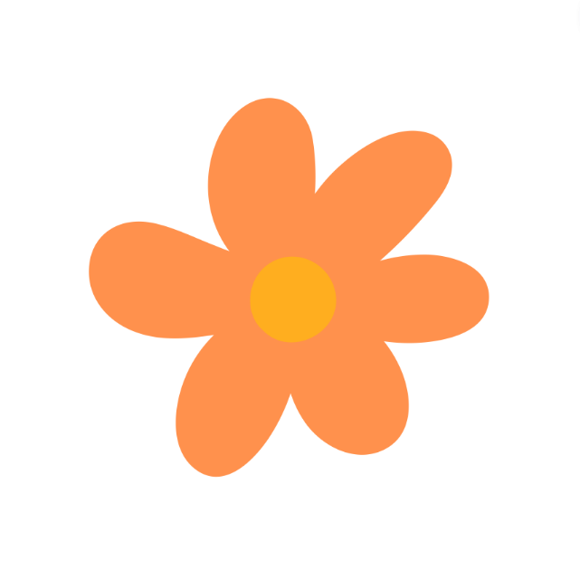 bloem oranje